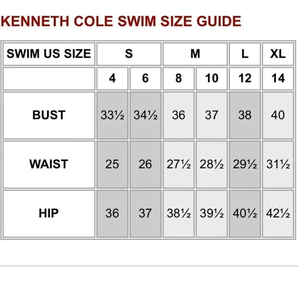 Kenneth Cole Reaction‎ Multi Bathing Suit Bottom XL